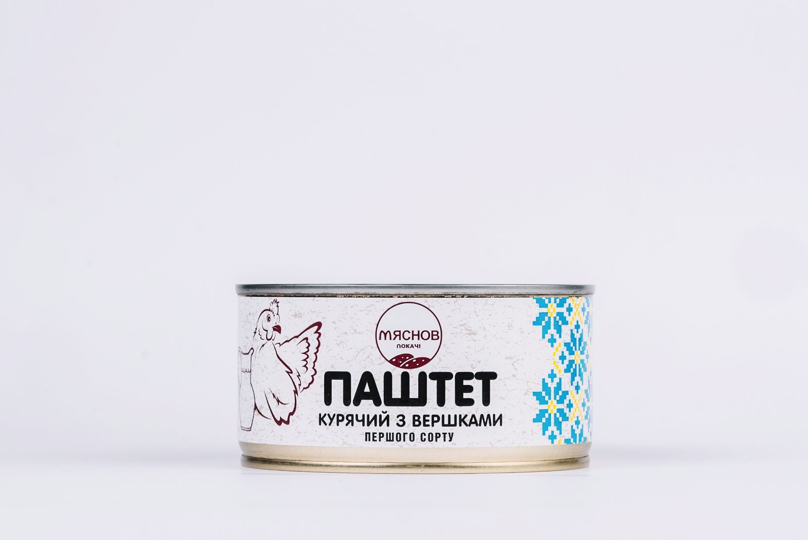 Паштет Курячий з Вершками ТМ Мяснов, першого сорту ЖБ 0,325